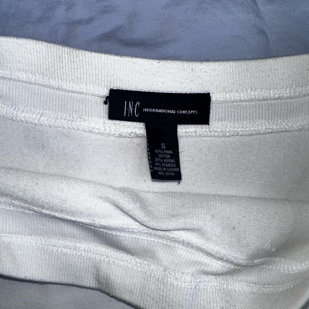 INC International Concepts White A-Line Skirt - Picture 5 of 8